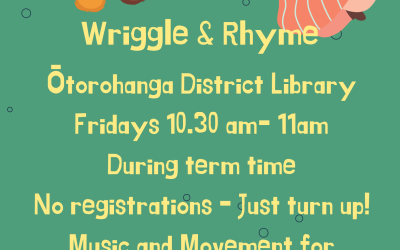 Wriggle and Rhyme at Ōtorohanga Library